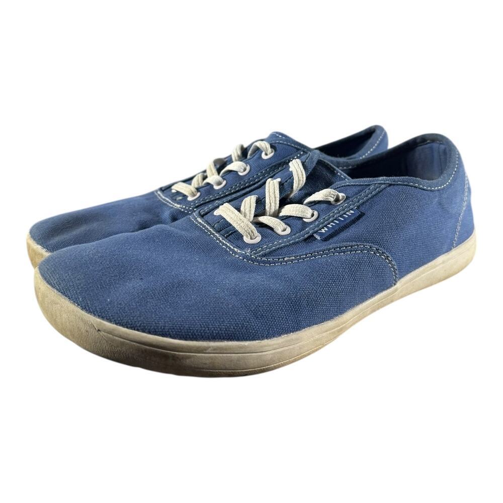 WHITIN Minimalist Barefoot  Blue Canvas Sneakers Size 42 US 9.5 Men’s